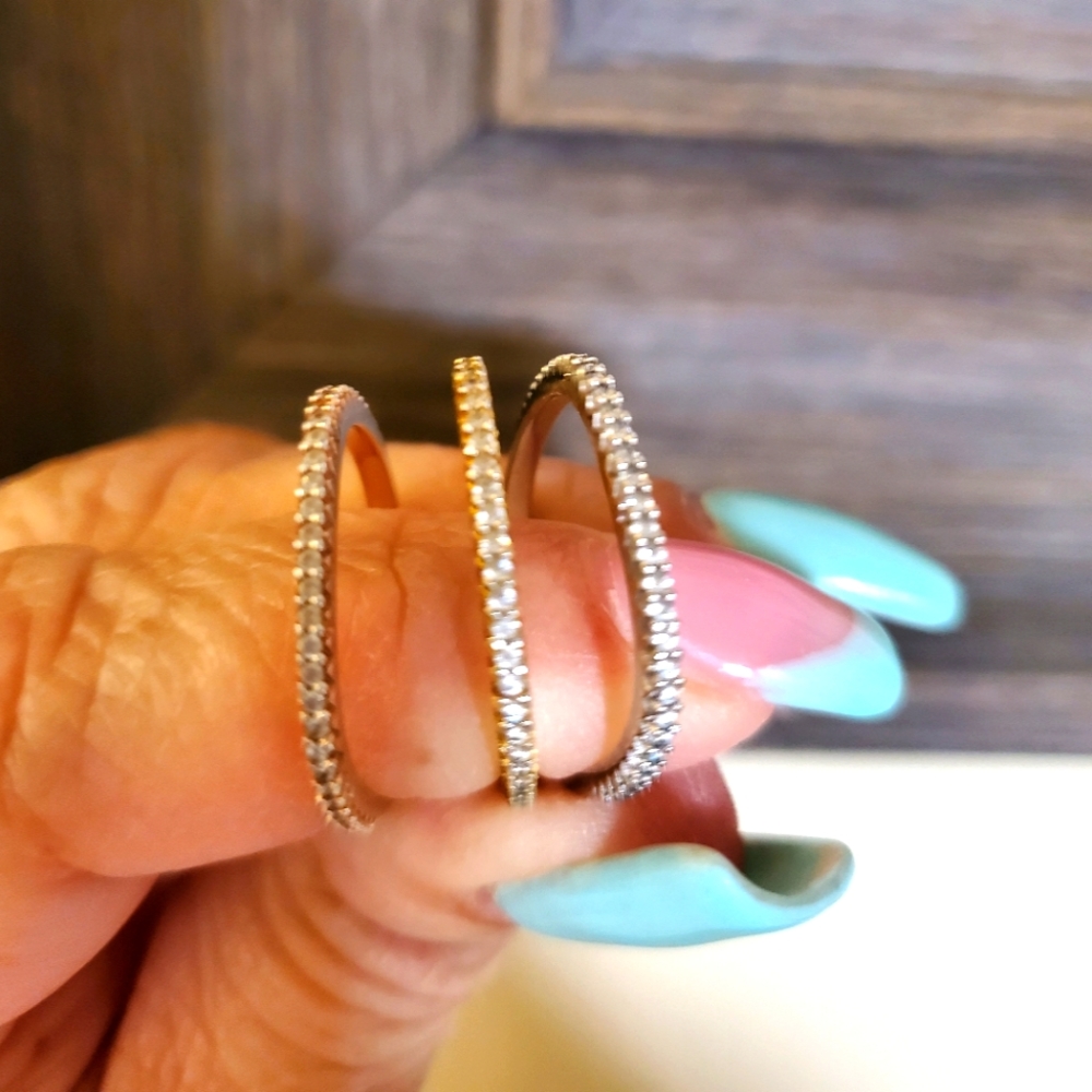 Rings trio set size 8.5
